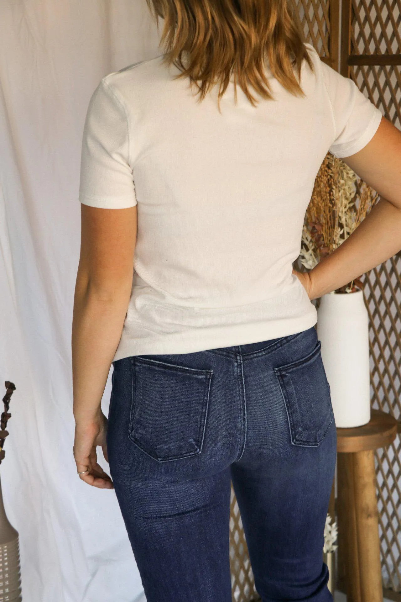 Ribbed Basic Tee