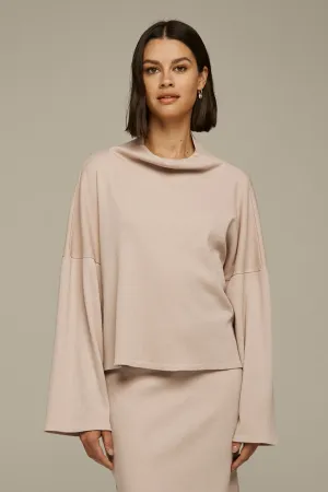 Ribbed Oversized Turtleneck Pullover