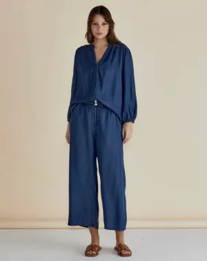 Rio Relaxed Pant - Dark Indigo