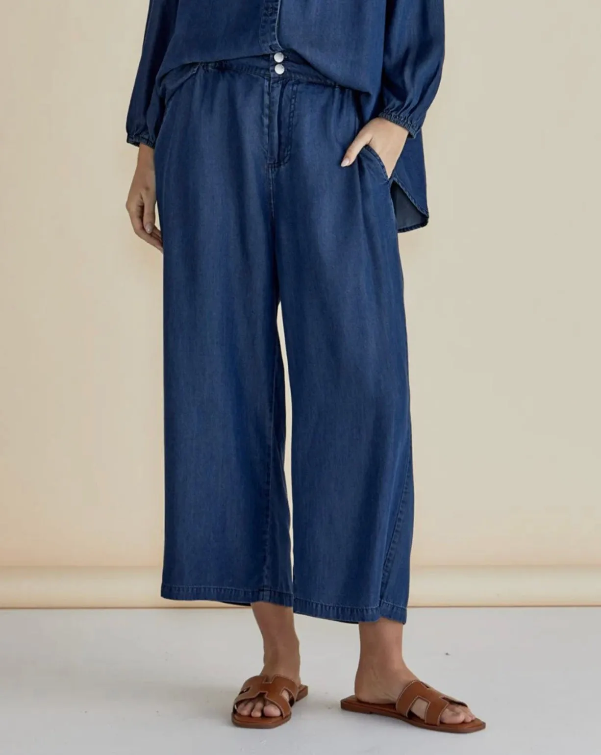 Rio Relaxed Pant - Dark Indigo