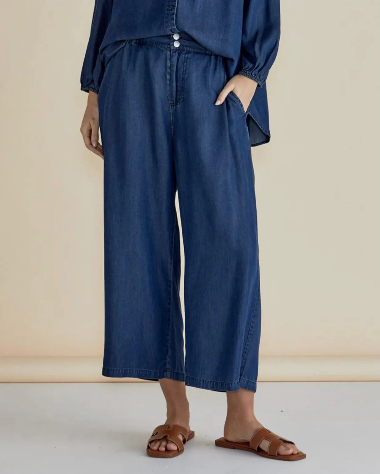 Rio Relaxed Pant - Dark Indigo