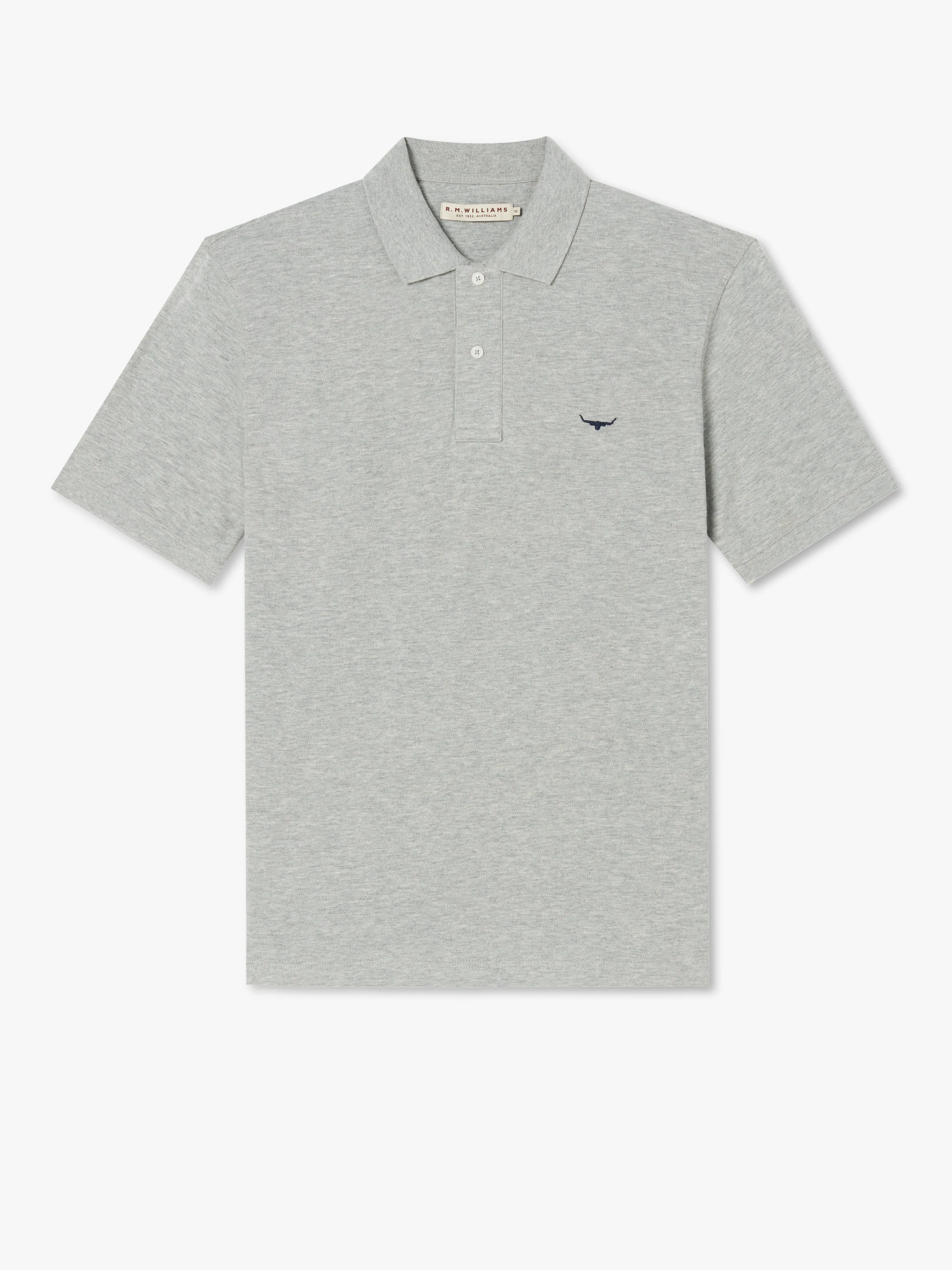 R.M. Williams Rod Polo - Grey Marle