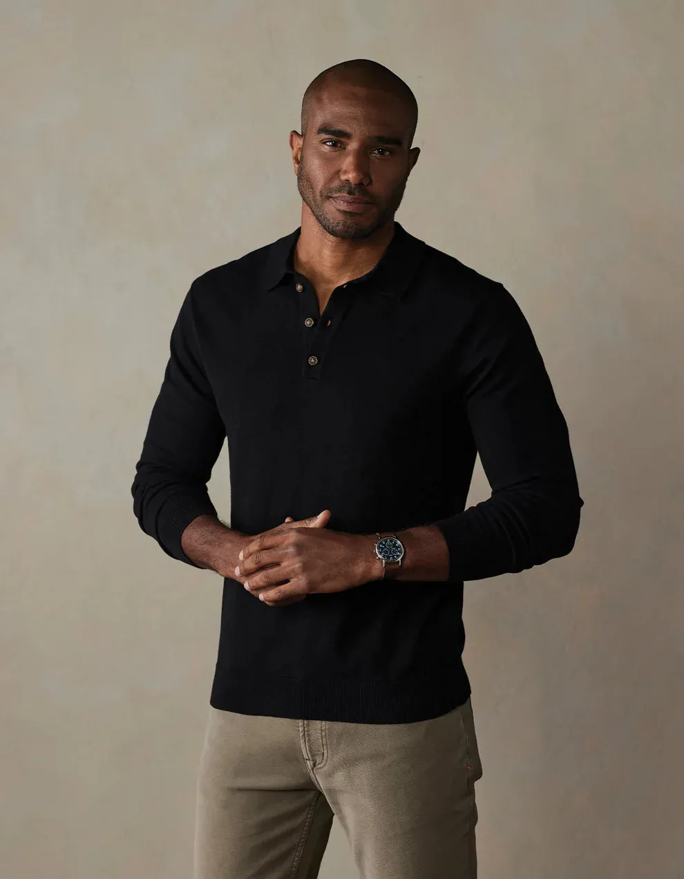 ROBLES KNIT LS POLO 092724