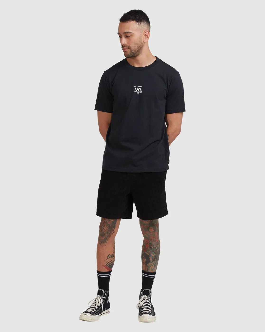 Rvca Trainer Short Sleeve Tee