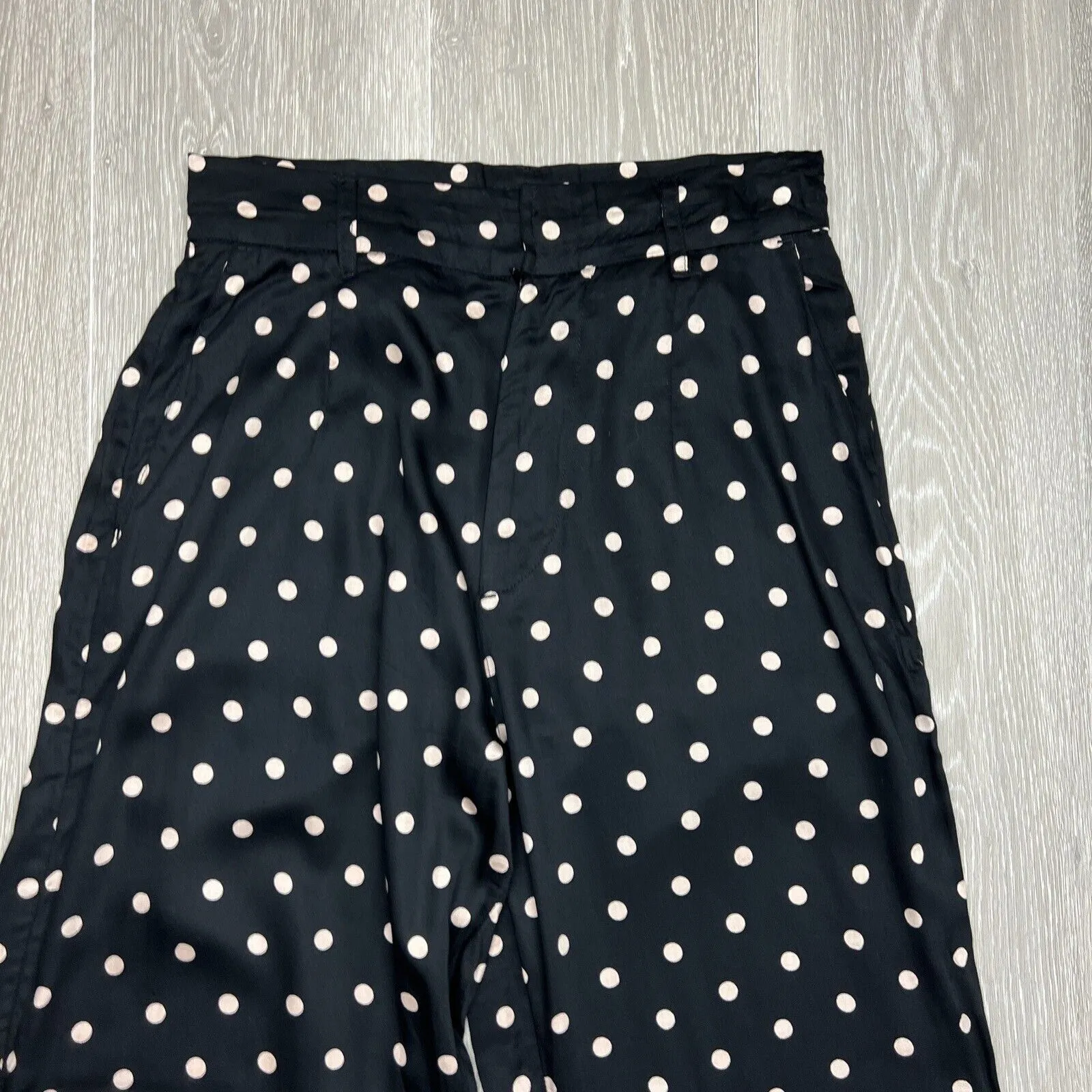 RVCA Womens Light Viscose Polka Dot Pants Size Small
