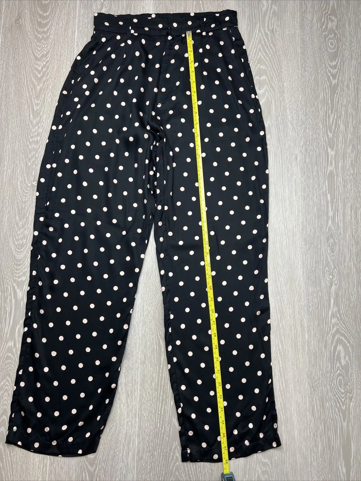 RVCA Womens Light Viscose Polka Dot Pants Size Small