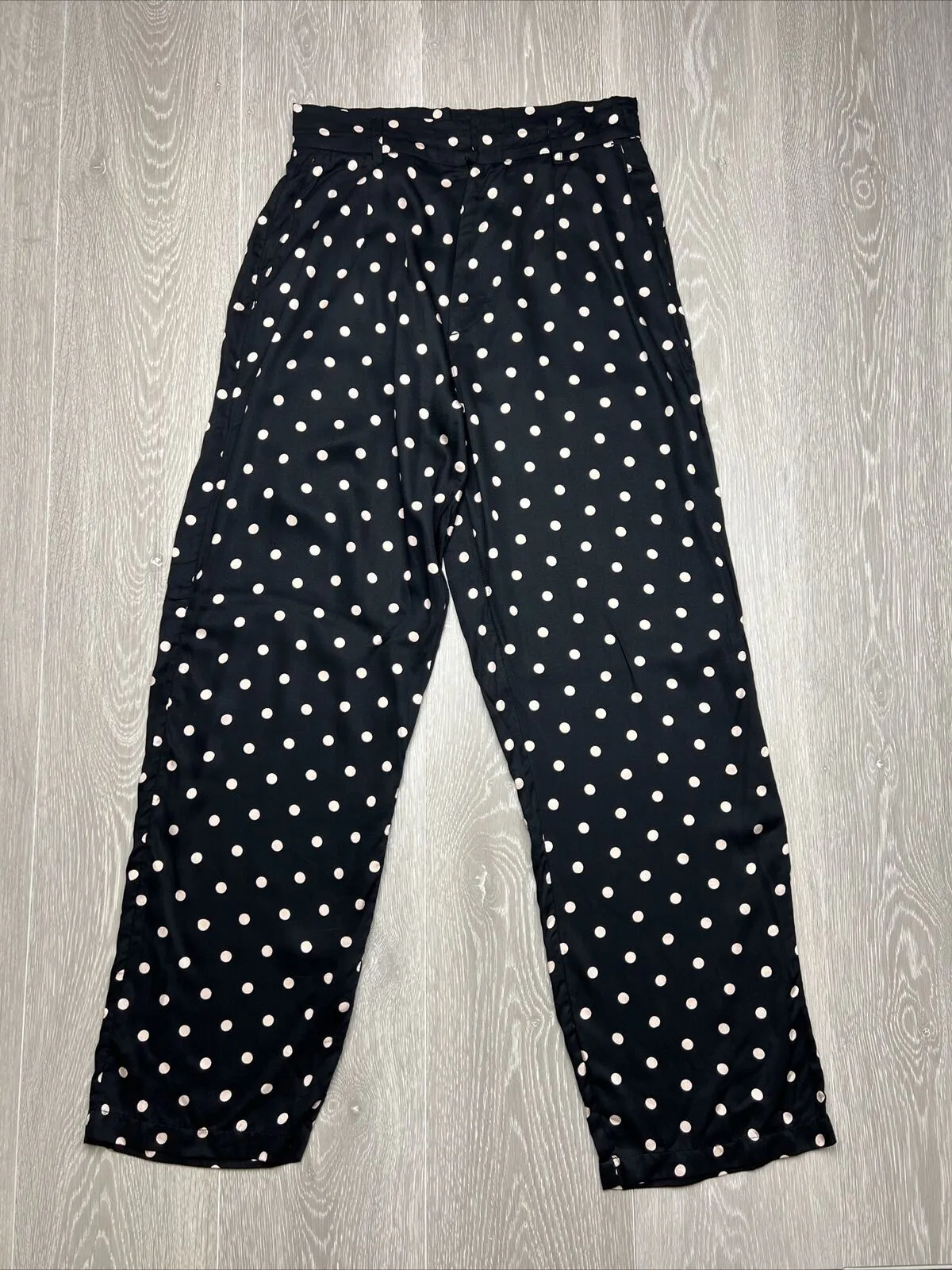 RVCA Womens Light Viscose Polka Dot Pants Size Small