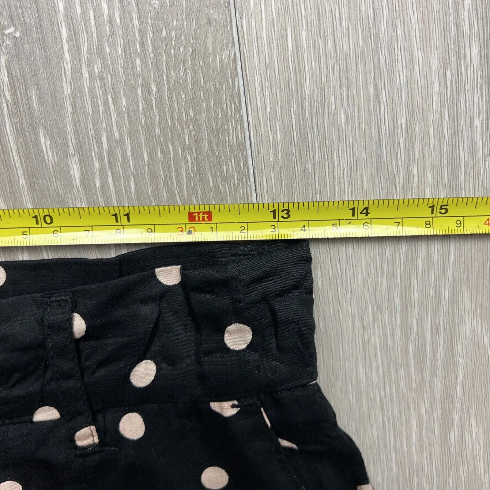 RVCA Womens Light Viscose Polka Dot Pants Size Small