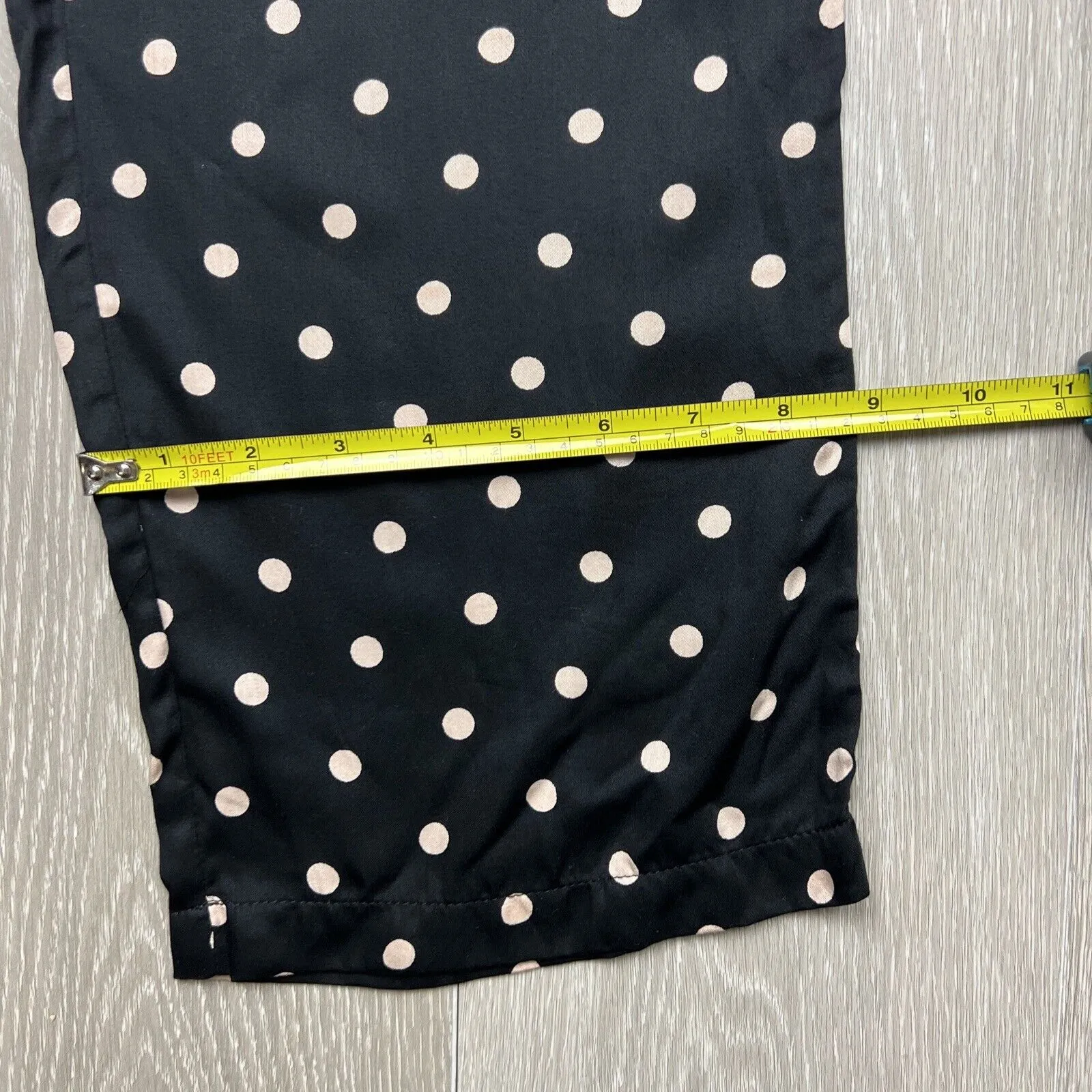 RVCA Womens Light Viscose Polka Dot Pants Size Small