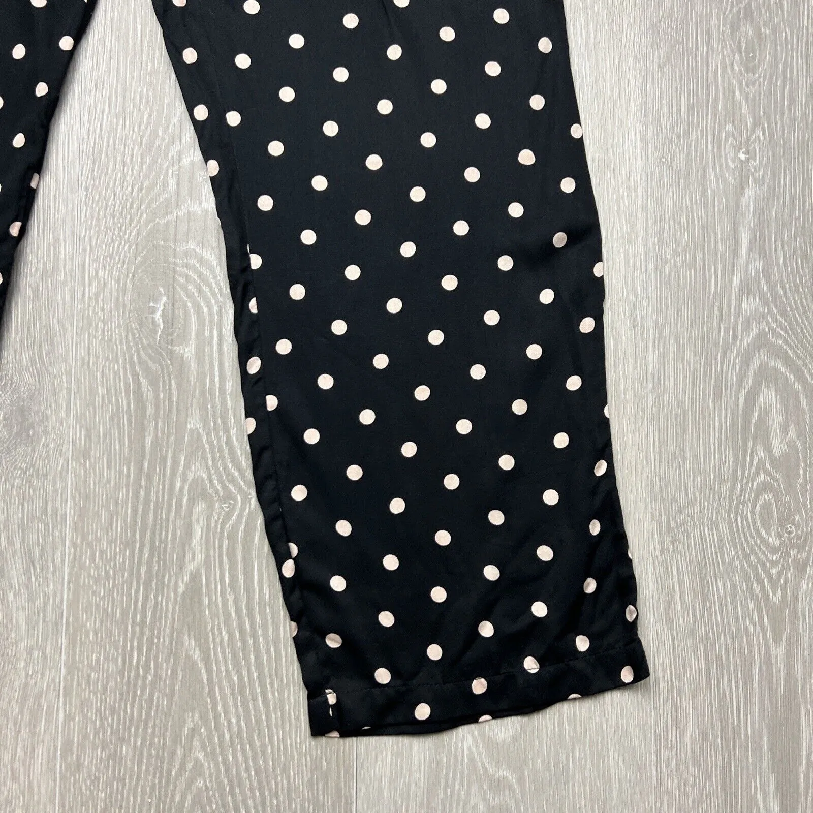 RVCA Womens Light Viscose Polka Dot Pants Size Small