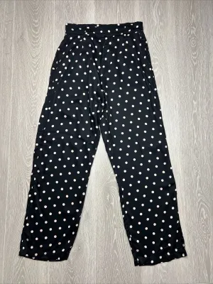 RVCA Womens Light Viscose Polka Dot Pants Size Small