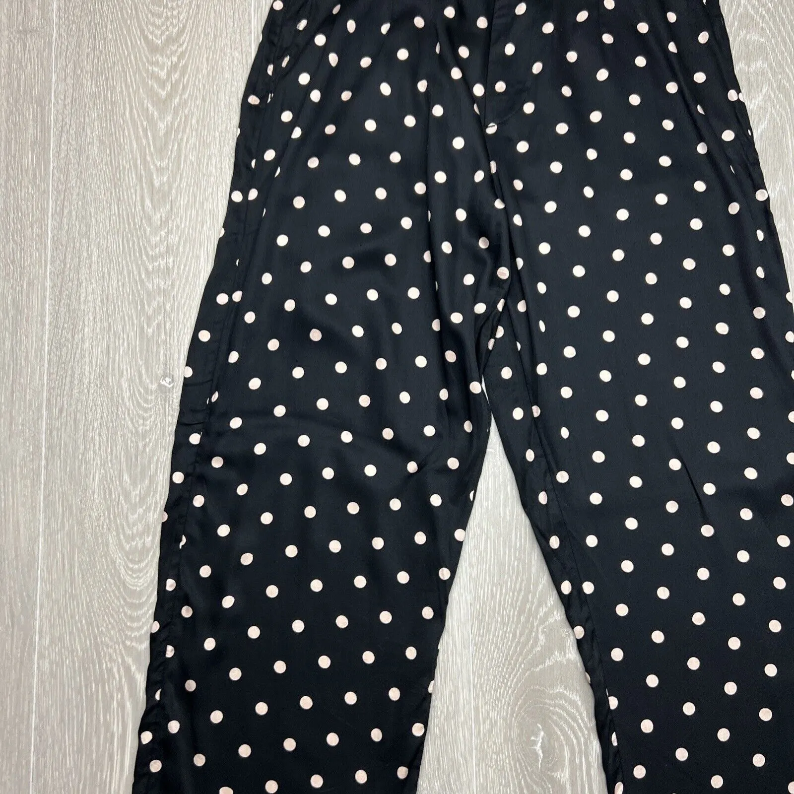 RVCA Womens Light Viscose Polka Dot Pants Size Small