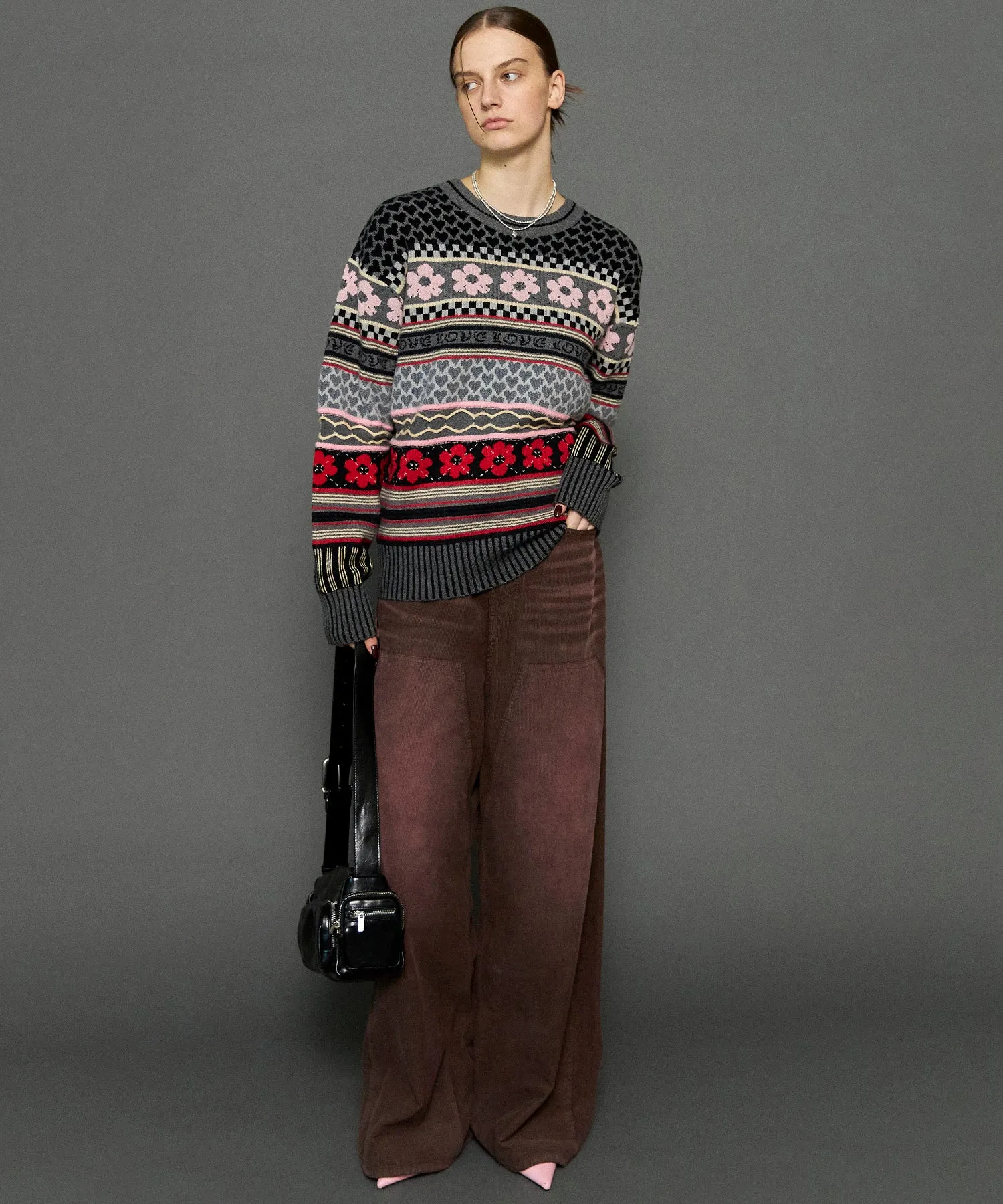 【SALE】Corduroy Baggy Pants