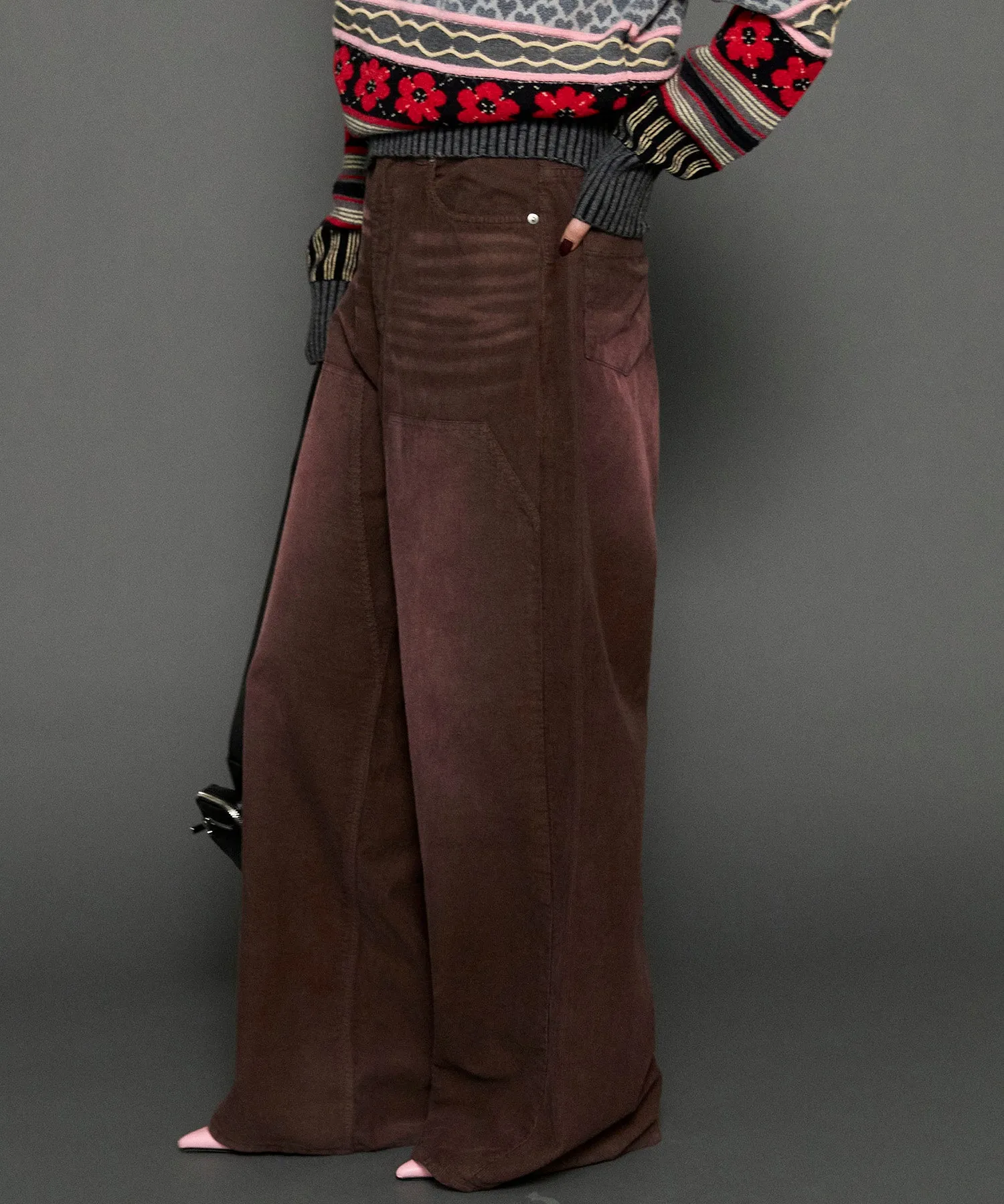 【SALE】Corduroy Baggy Pants