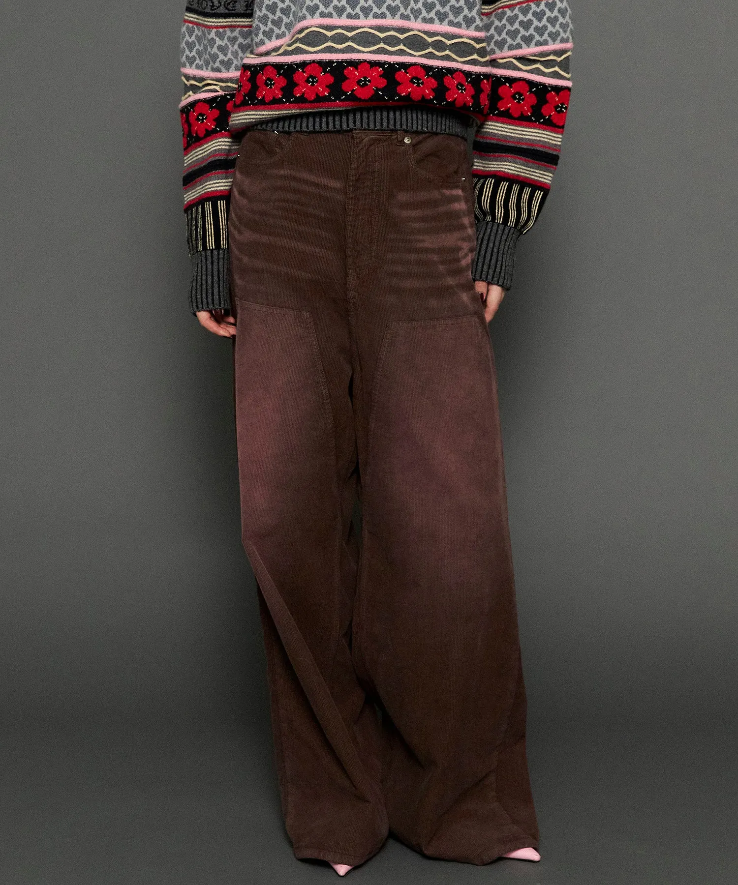 【SALE】Corduroy Baggy Pants
