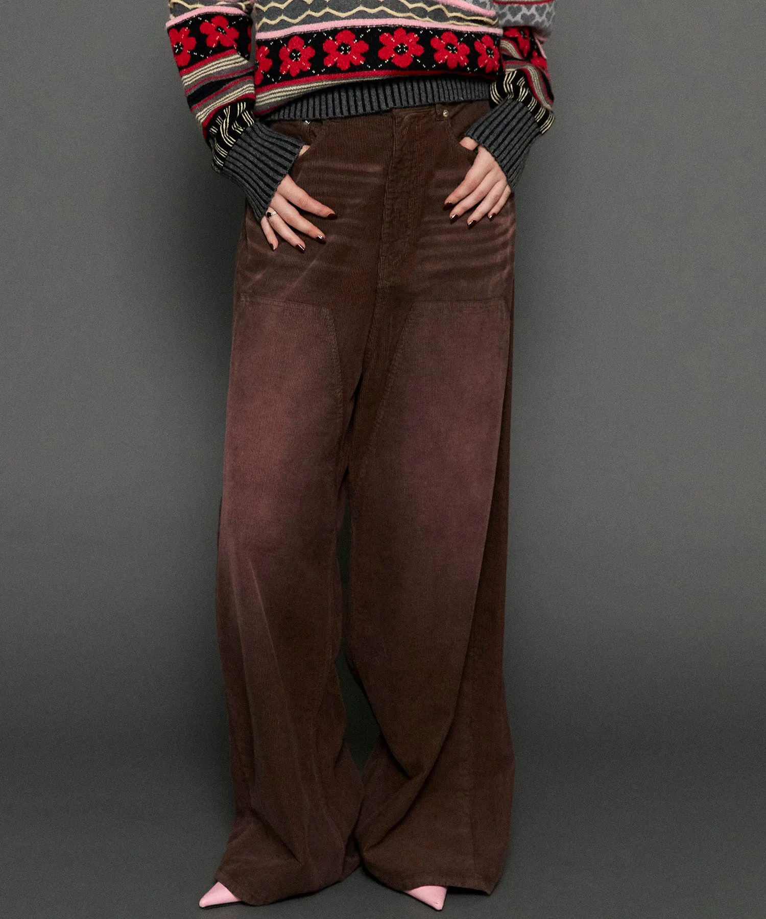 【SALE】Corduroy Baggy Pants