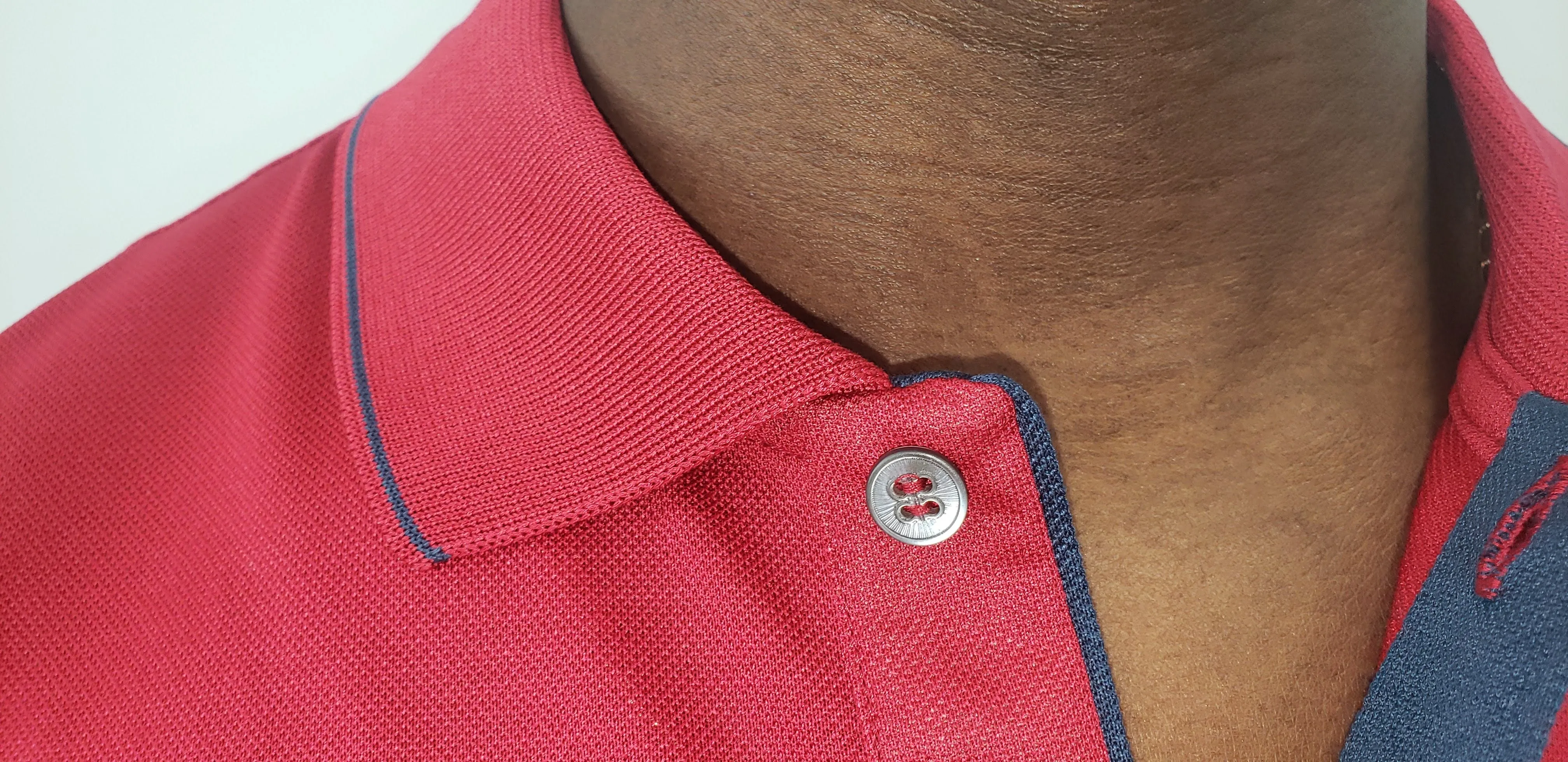Salvatore Ferragamo Short Sleeve Polo in Red