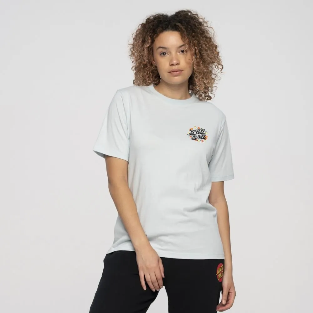 Santa Cruz Womens T-Shirt Orchard Dot T-Shirt - Baby Blue