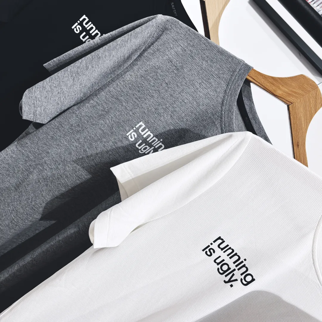 saysky clean combat t-shirt, grey.