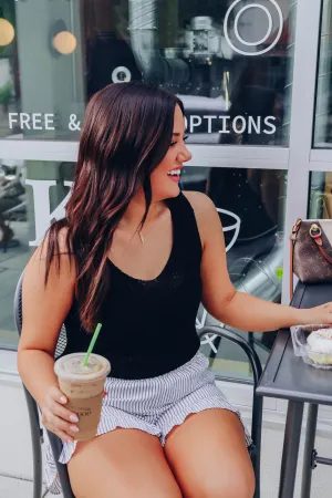 Scalloped Sweater Tank