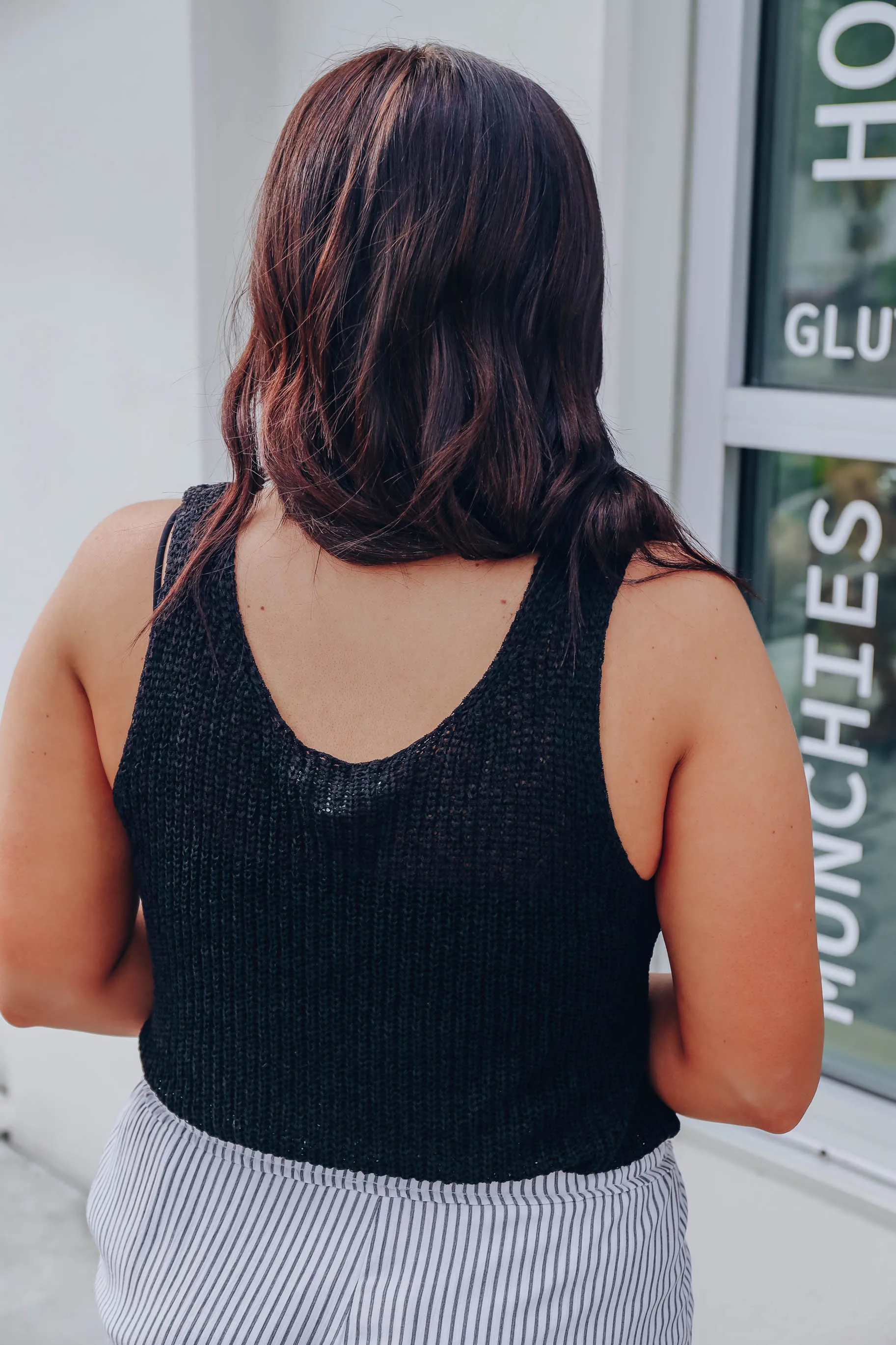 Scalloped Sweater Tank