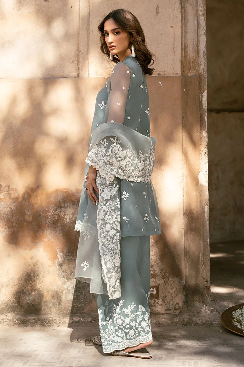 SEAFOAM BREEZE-3PC (SHIRT, TROUSER & DUPATTA)