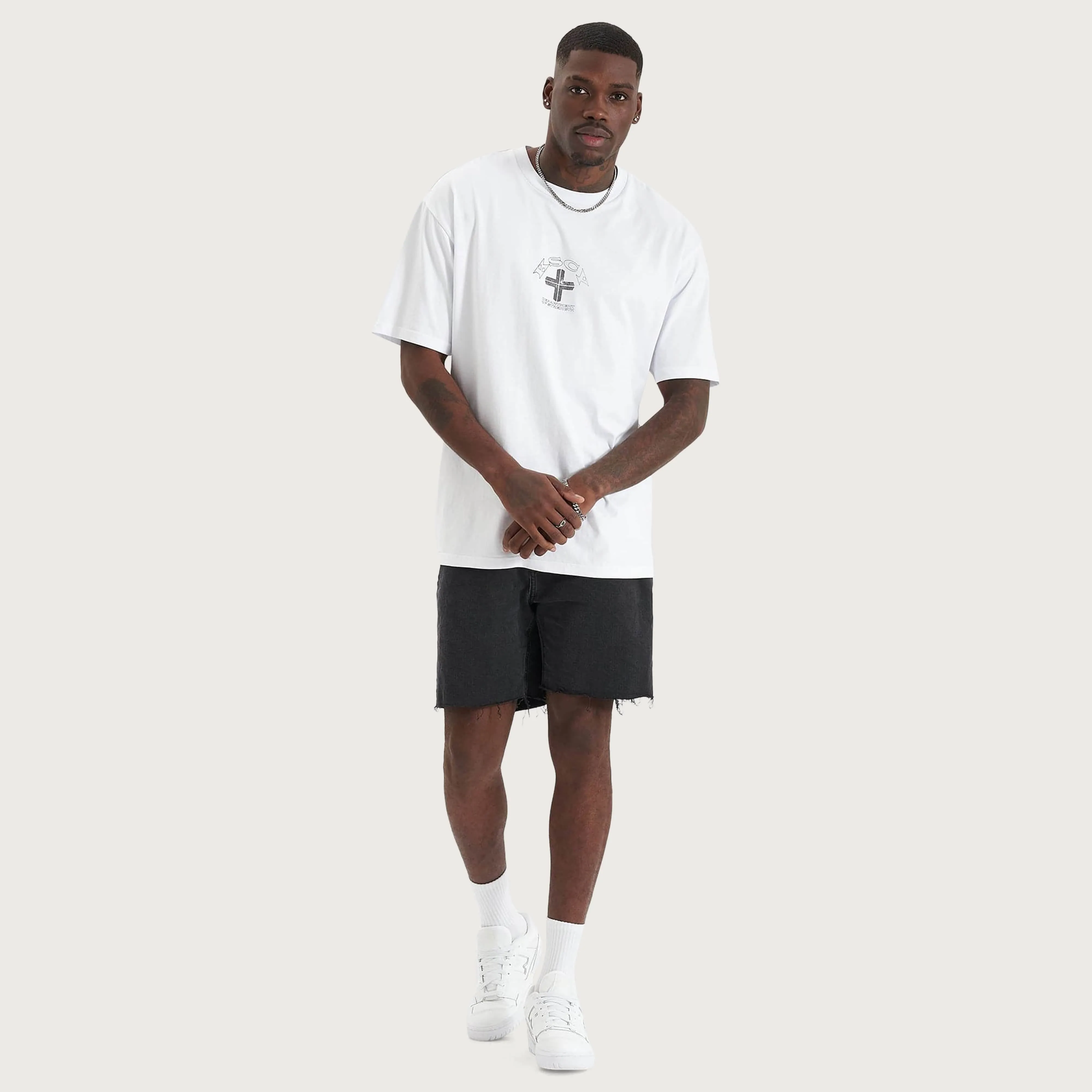 Second Heaven Box Fit T-Shirt Optical White