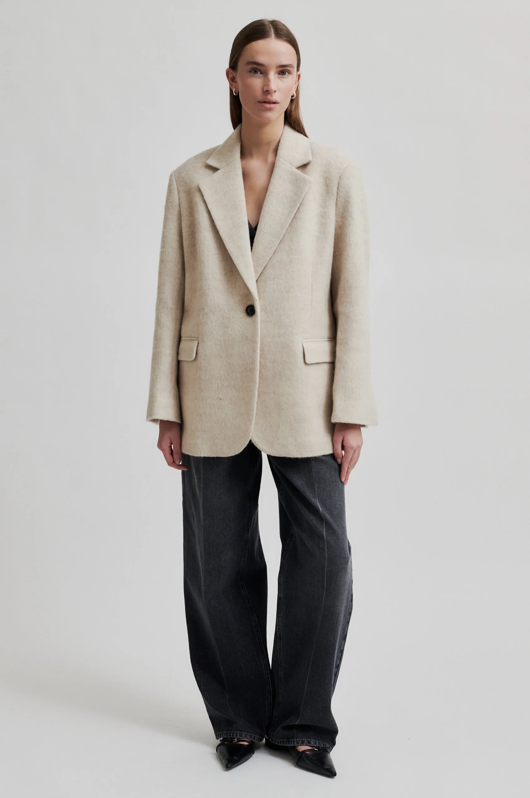 Sera Blazer - Beige Melange