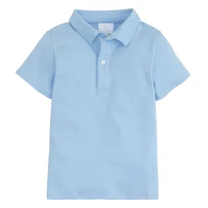 Short Sleeve Polo | Light Blue