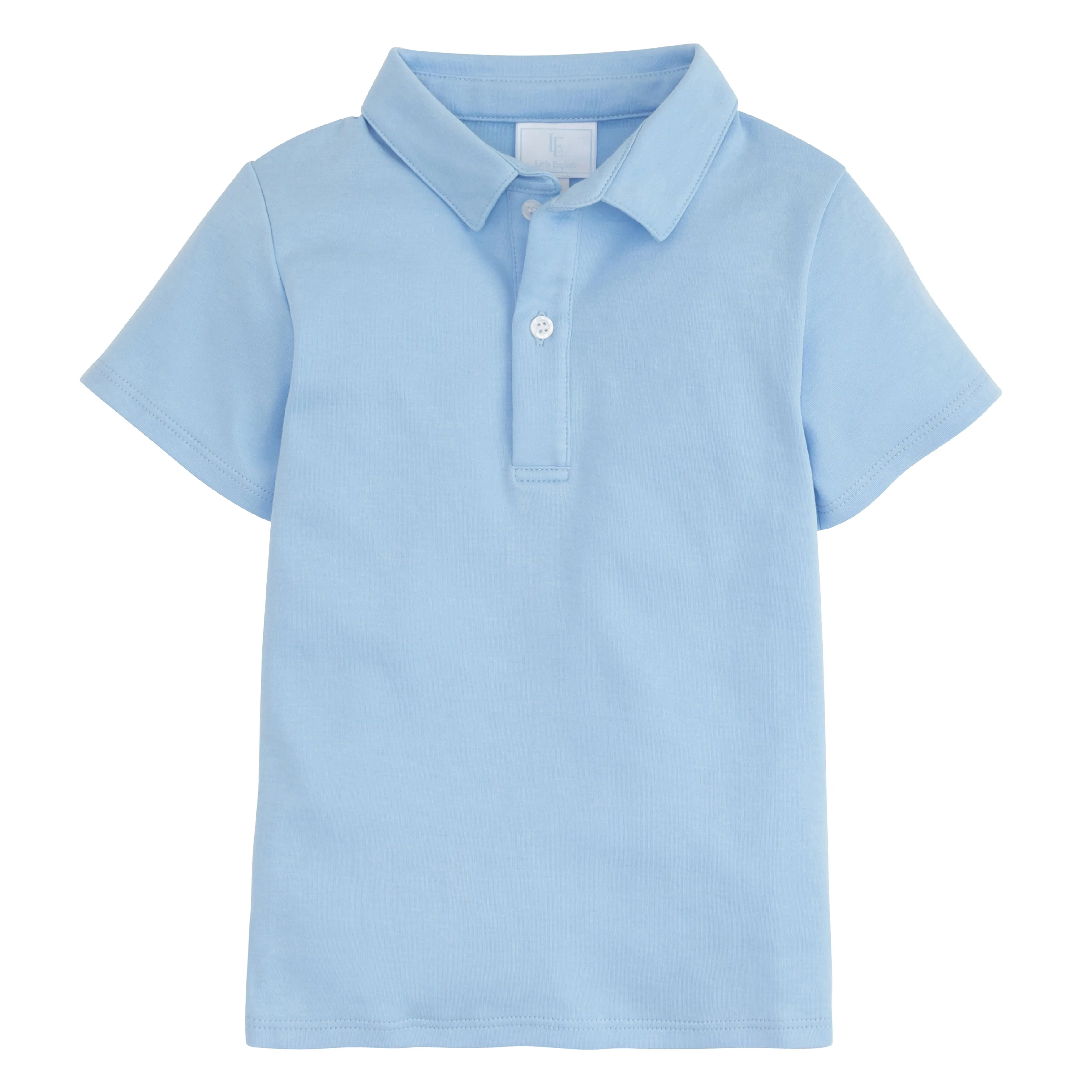 Short Sleeve Polo | Light Blue