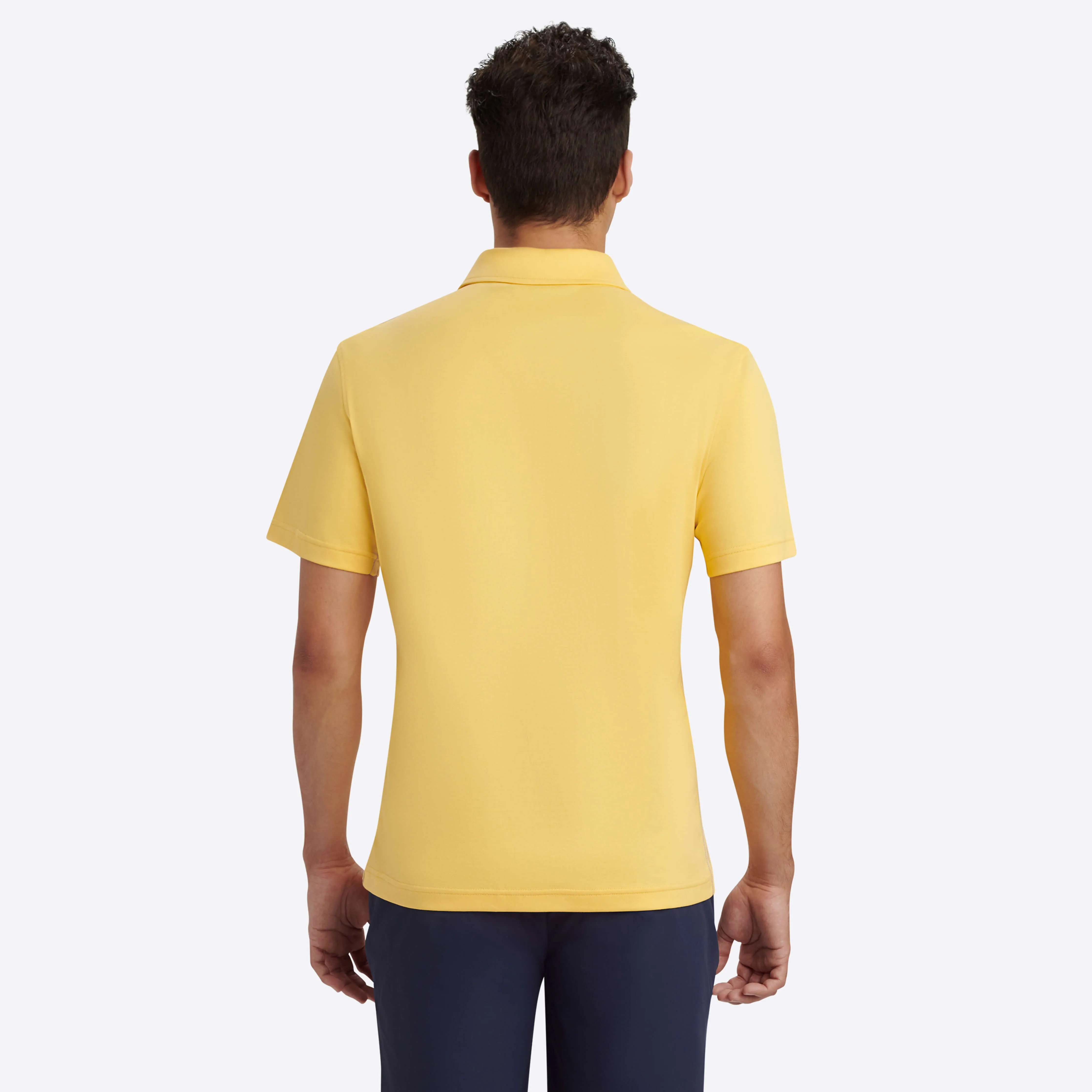 Short Sleeve Quarter Zip Polo
