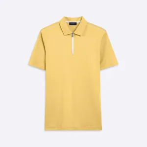 Short Sleeve Quarter Zip Polo
