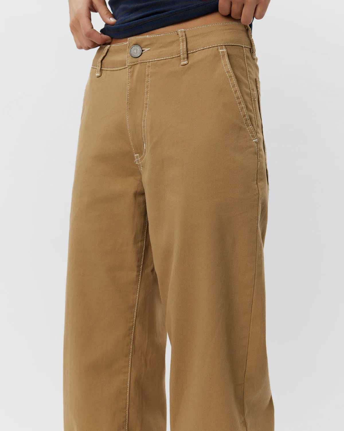SIENNASW TROUSERS - Camel