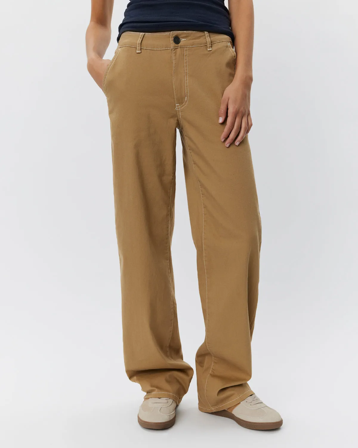 SIENNASW TROUSERS - Camel