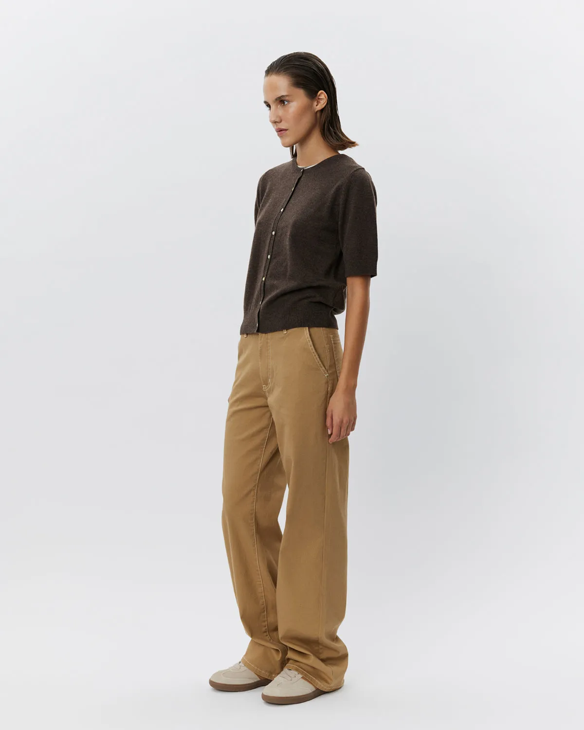 SIENNASW TROUSERS - Camel