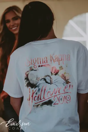 Sigma Kappa Halloween Pumpkin Tee