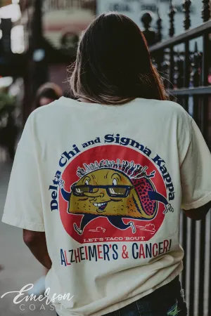 Sigma Kappa Let's Taco 'Bout Philanthropy T-shirt