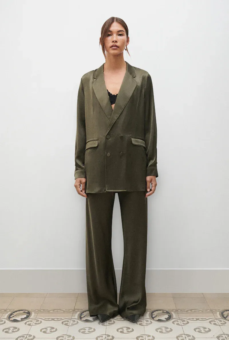 Silk Laundry - Relaxed Blazer Pine