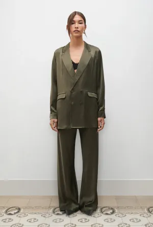 Silk Laundry - Relaxed Blazer Pine