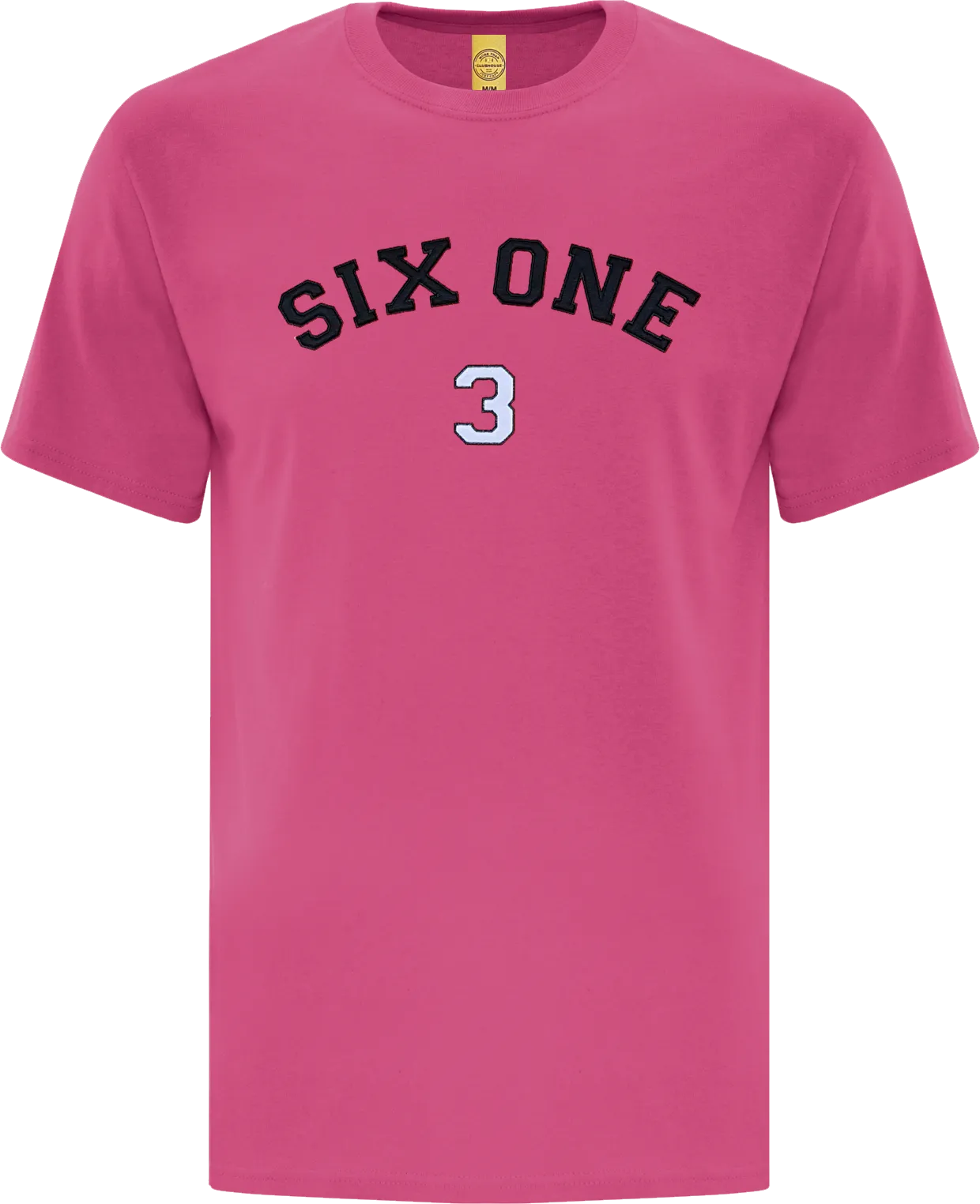 Six One 3 Code-X Stitched T-Shirt Pink