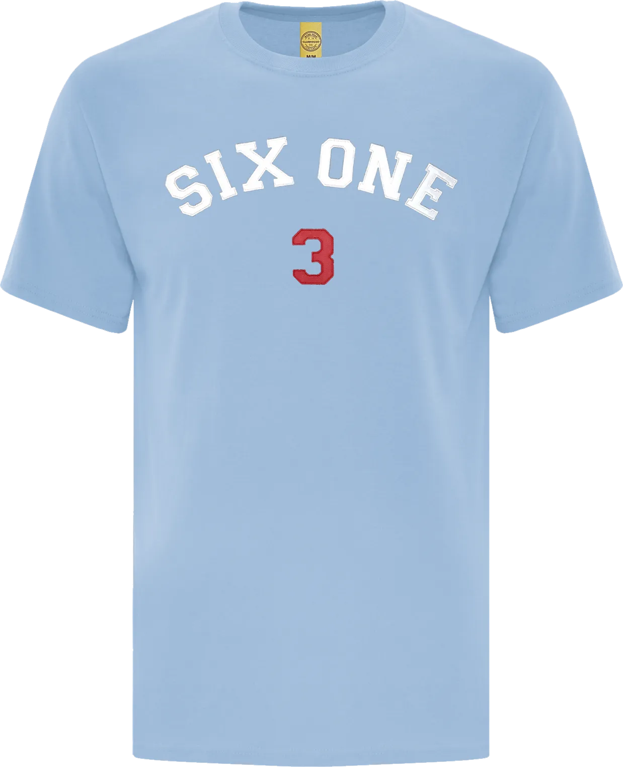 Six One 3 Code-X Stitched T-Shirt Powder Blue