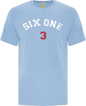 Six One 3 Code-X Stitched T-Shirt Powder Blue