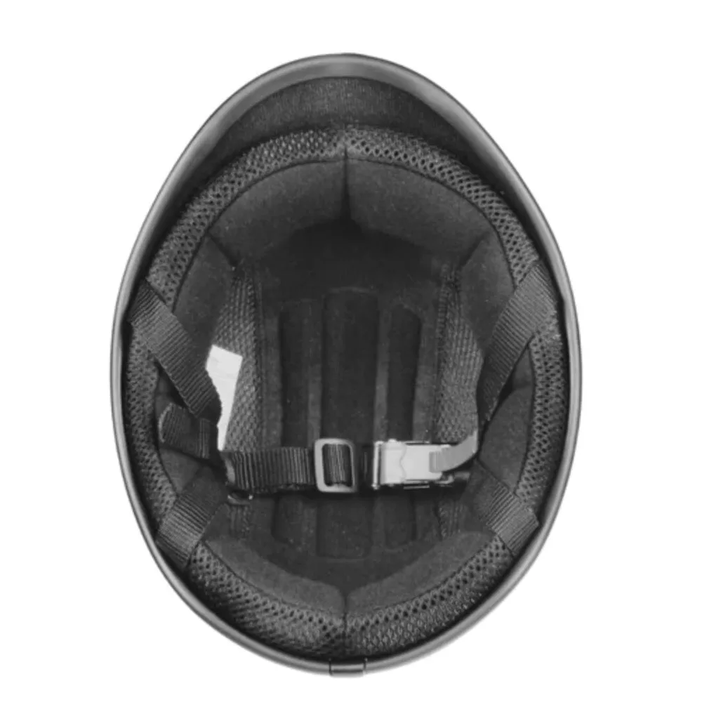Smallest & Lightest DOT Polo Helmet- Gloss Black
