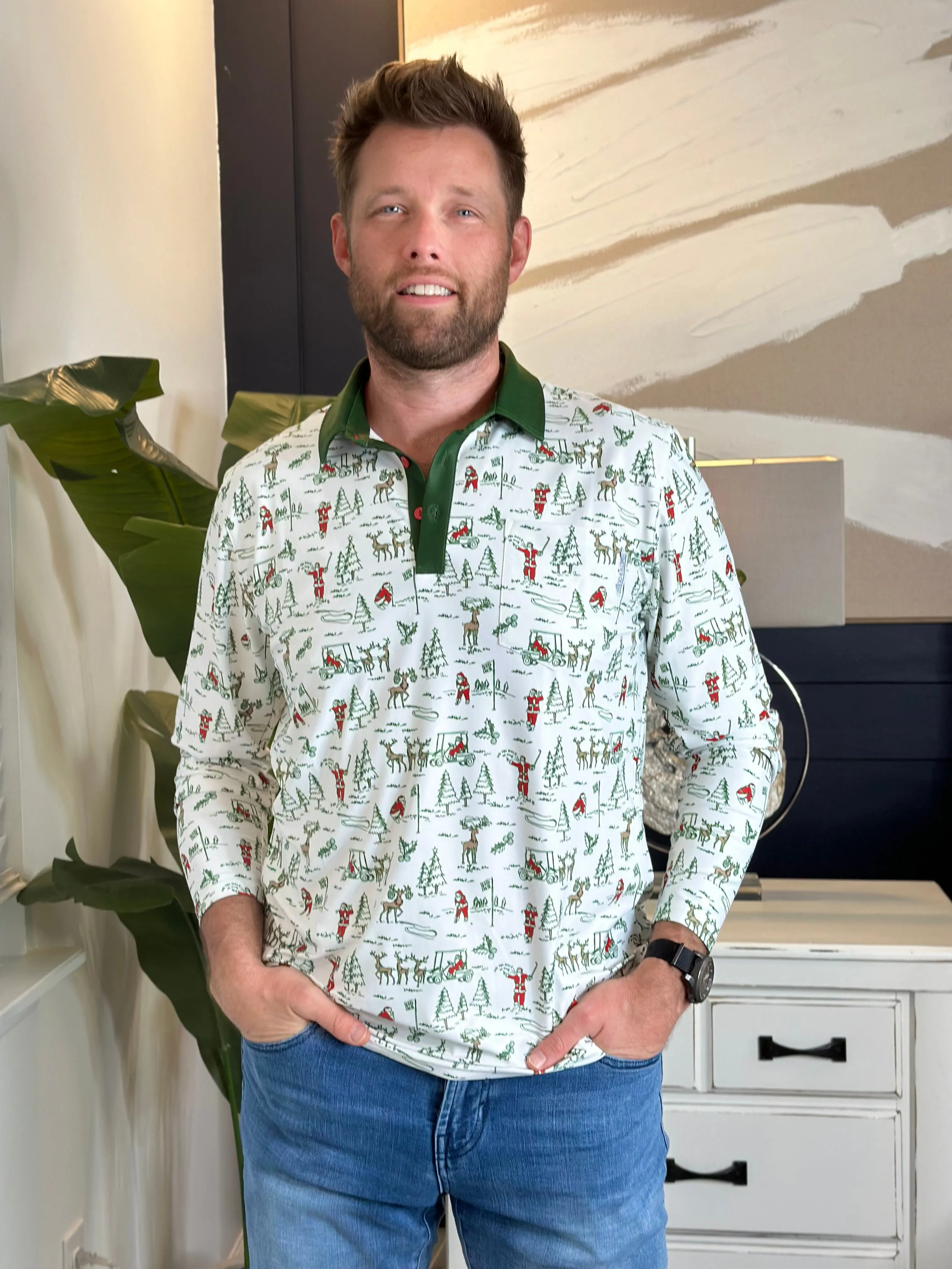 Smith & Quinn Golf Santa Hendricks Polo