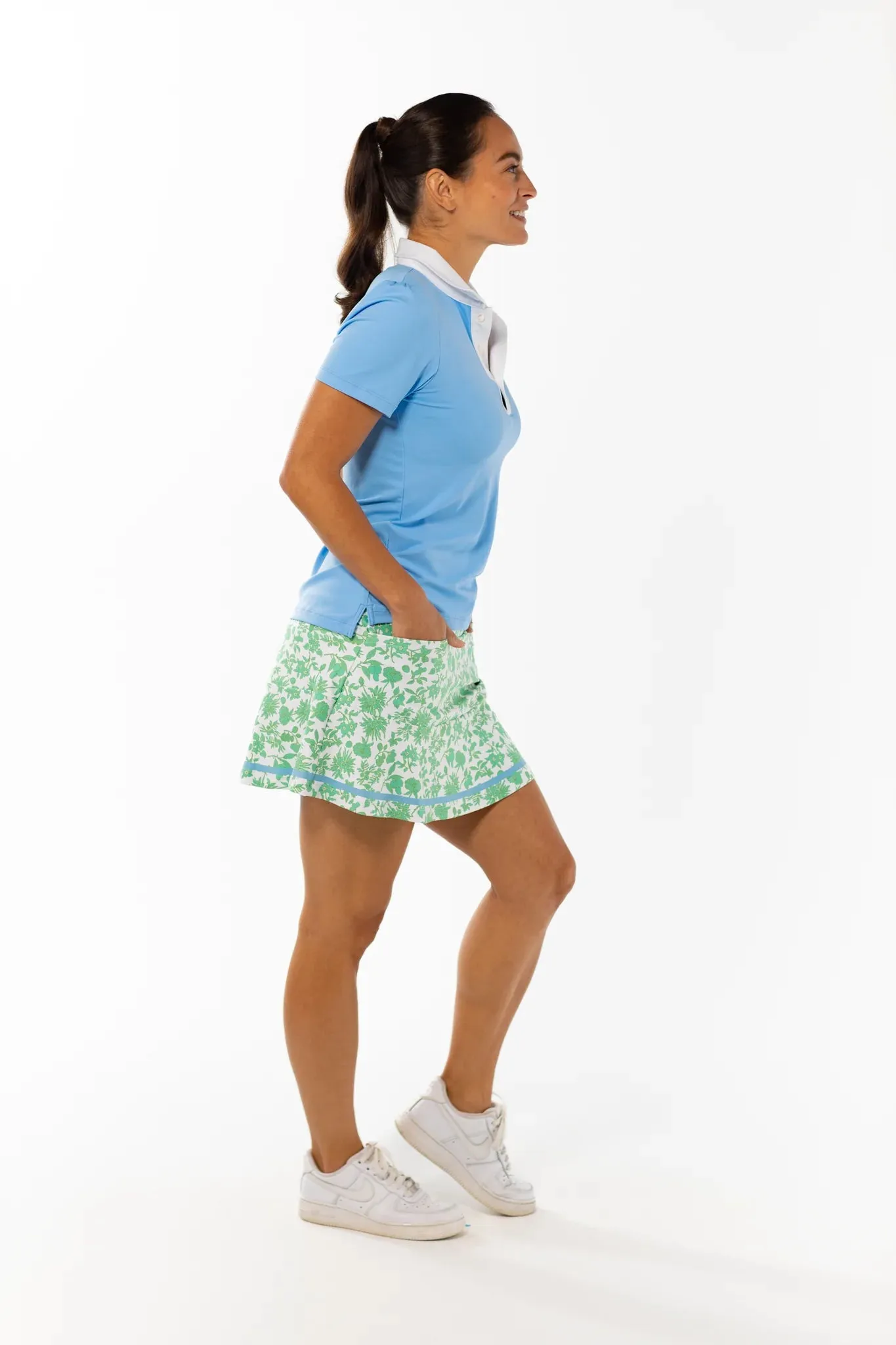 SMITH & QUINN THE REAGAN TOP  - CORNFLOWER BLUE