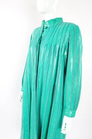 Snake Stripe Swing Coat