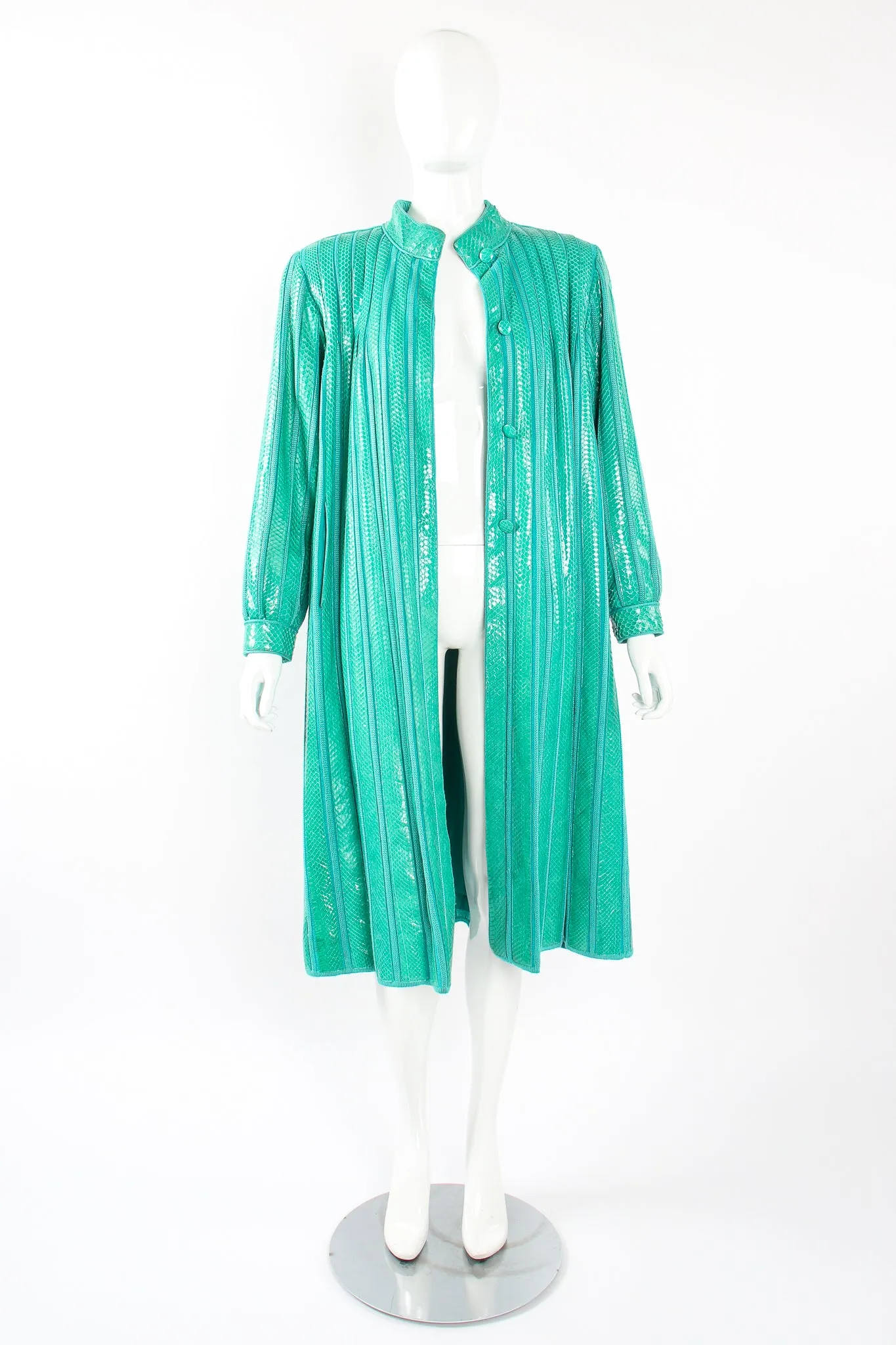 Snake Stripe Swing Coat
