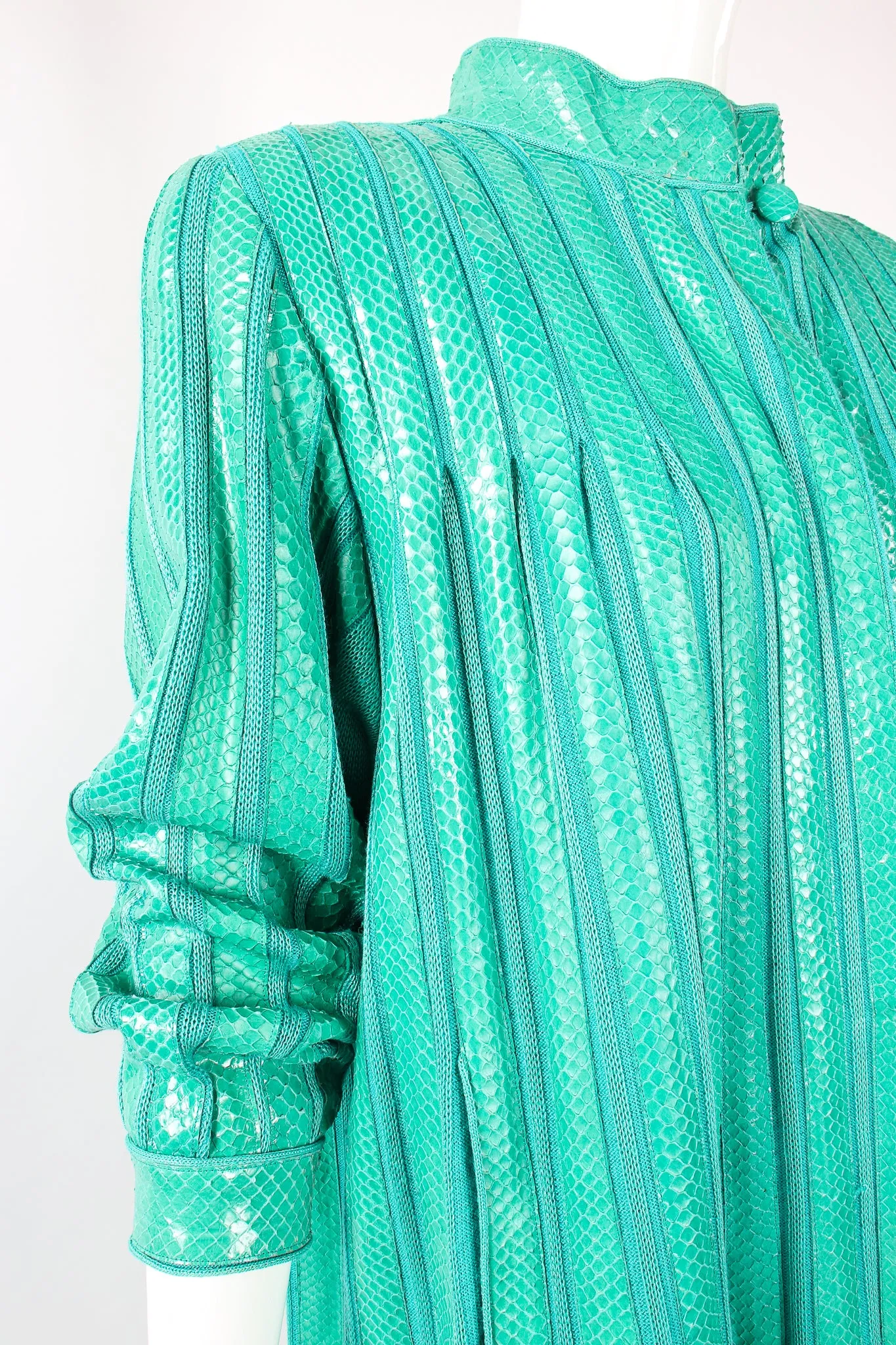 Snake Stripe Swing Coat