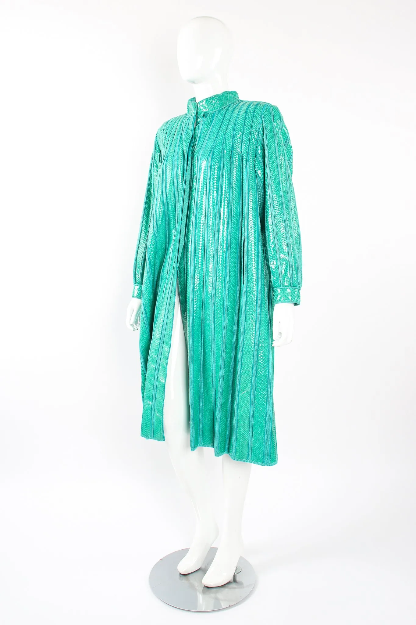 Snake Stripe Swing Coat