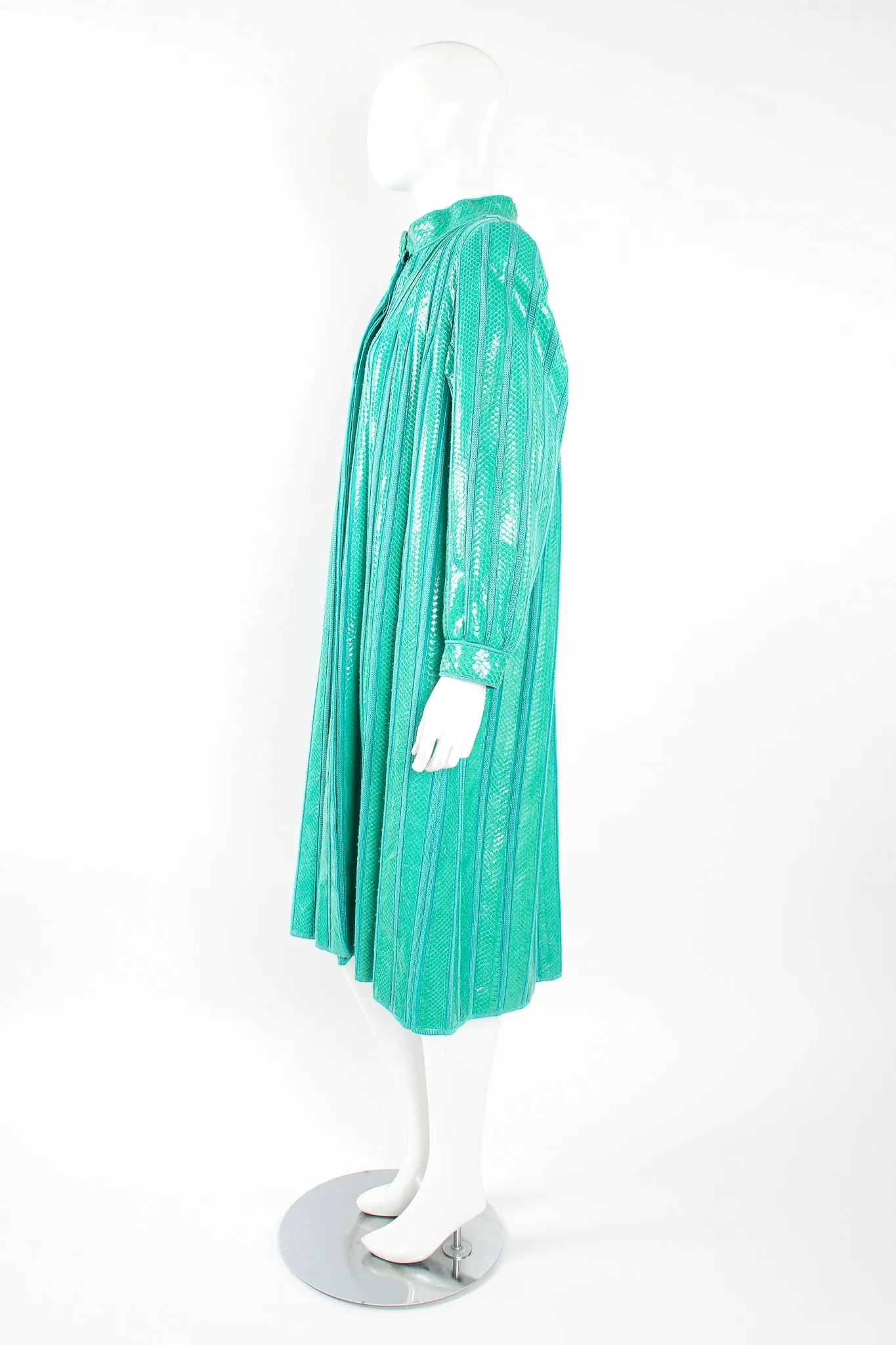 Snake Stripe Swing Coat